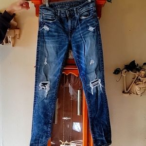 American Eagle distressed slim flex fit jeans. 29×34